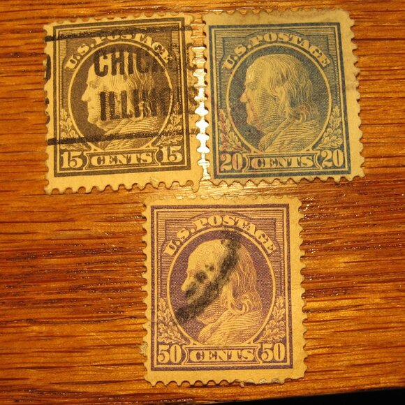 1916-17 FLAT PLATE PRINTING 11 UNWATERMARKED PERFORATED 1O PLUS 1 & 2 CENT IMPER - Picture 4 of 5